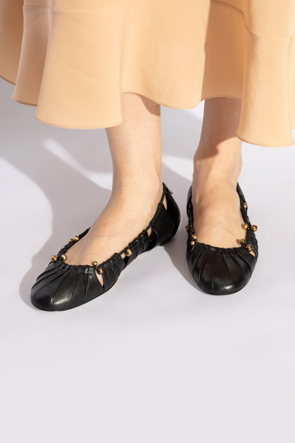 Black Ballerinas Luna Chloé - Vitkac Australia